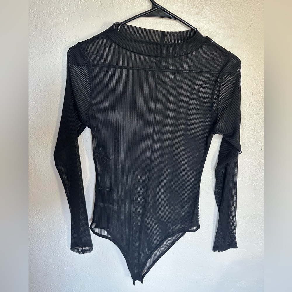 Disturbia Black Mesh Bodysuit NWT - Picture 2 of 9